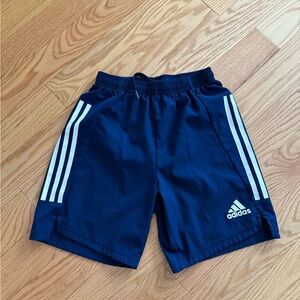 Adidas blue soccer kit shorts uniform primeblue YL